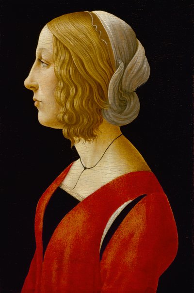 Bust of a Young Woman, c.1485-90 by Raffaellino del Garbo